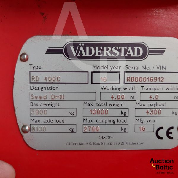 Väderstad RD400C