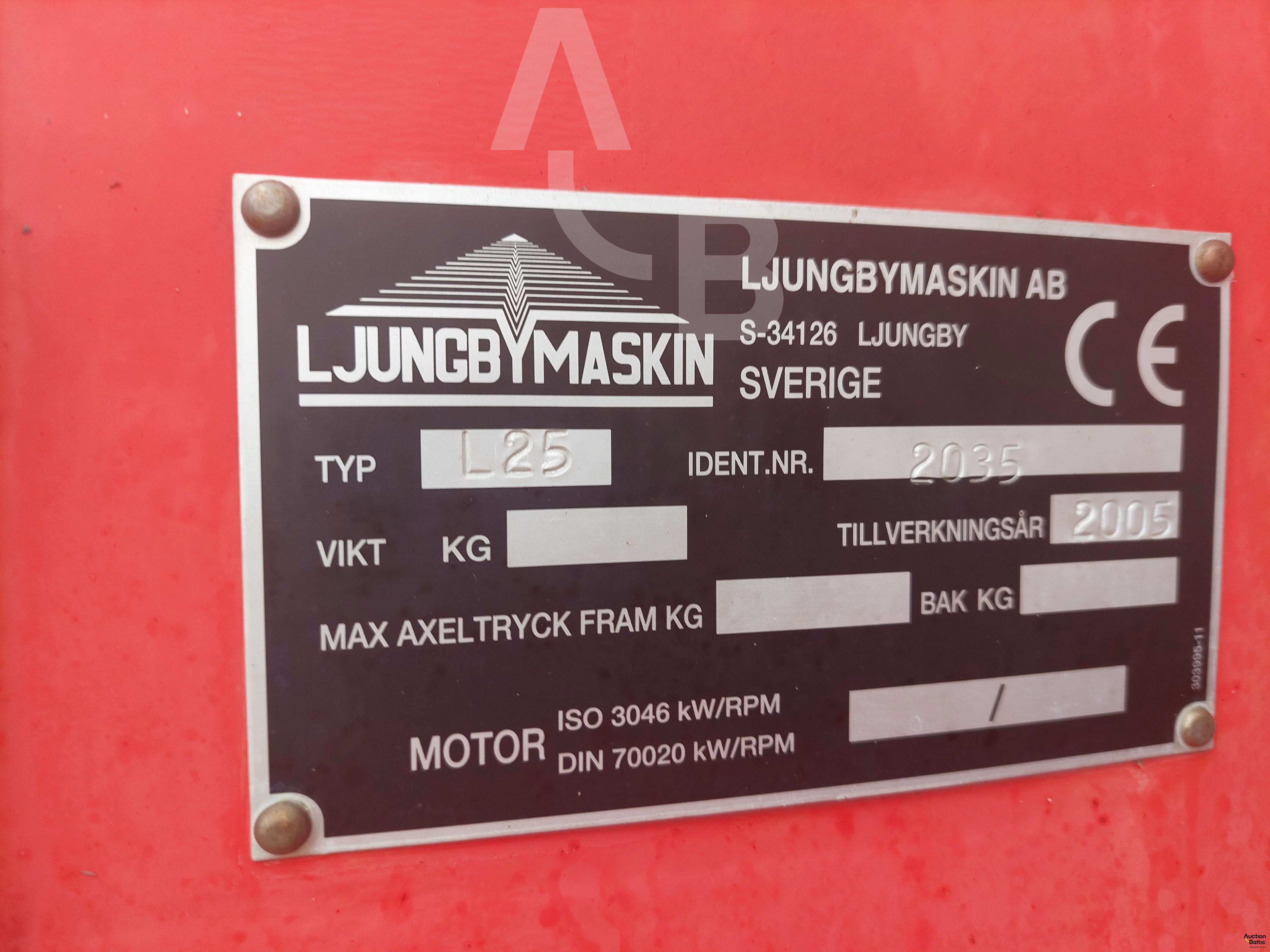 にの Ljungby Maskin L25 » Auction Baltic
