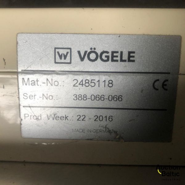 Levelling system Vogele Big Multiplex Ski