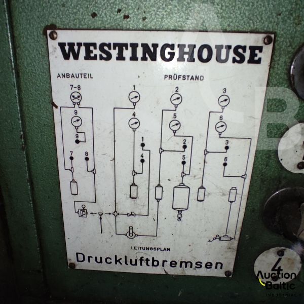 Brake testing machine (Stabdžių tikrinimo staklės)