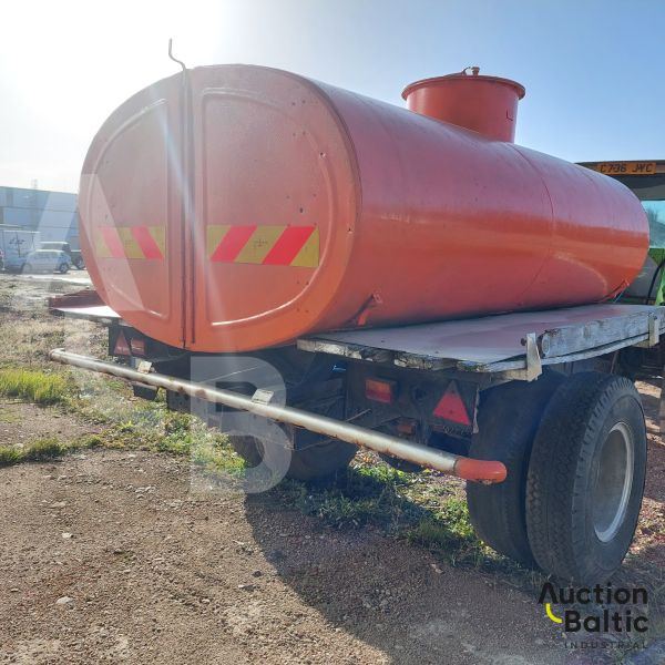 Trailer for transporting and watering water