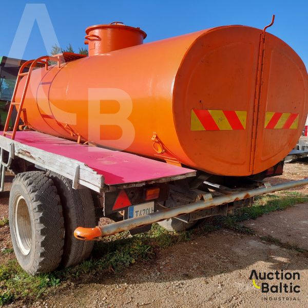 Trailer for transporting and watering water