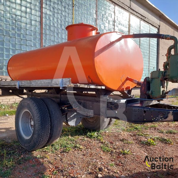 Trailer for transporting and watering water