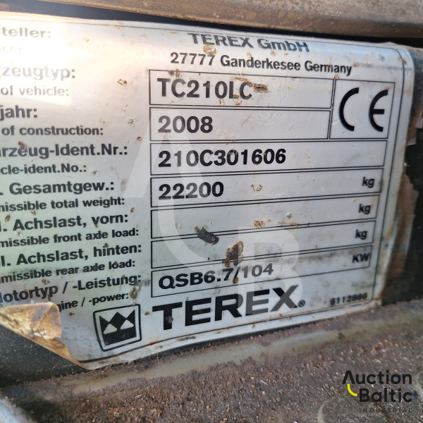 Terex TC 210 LC