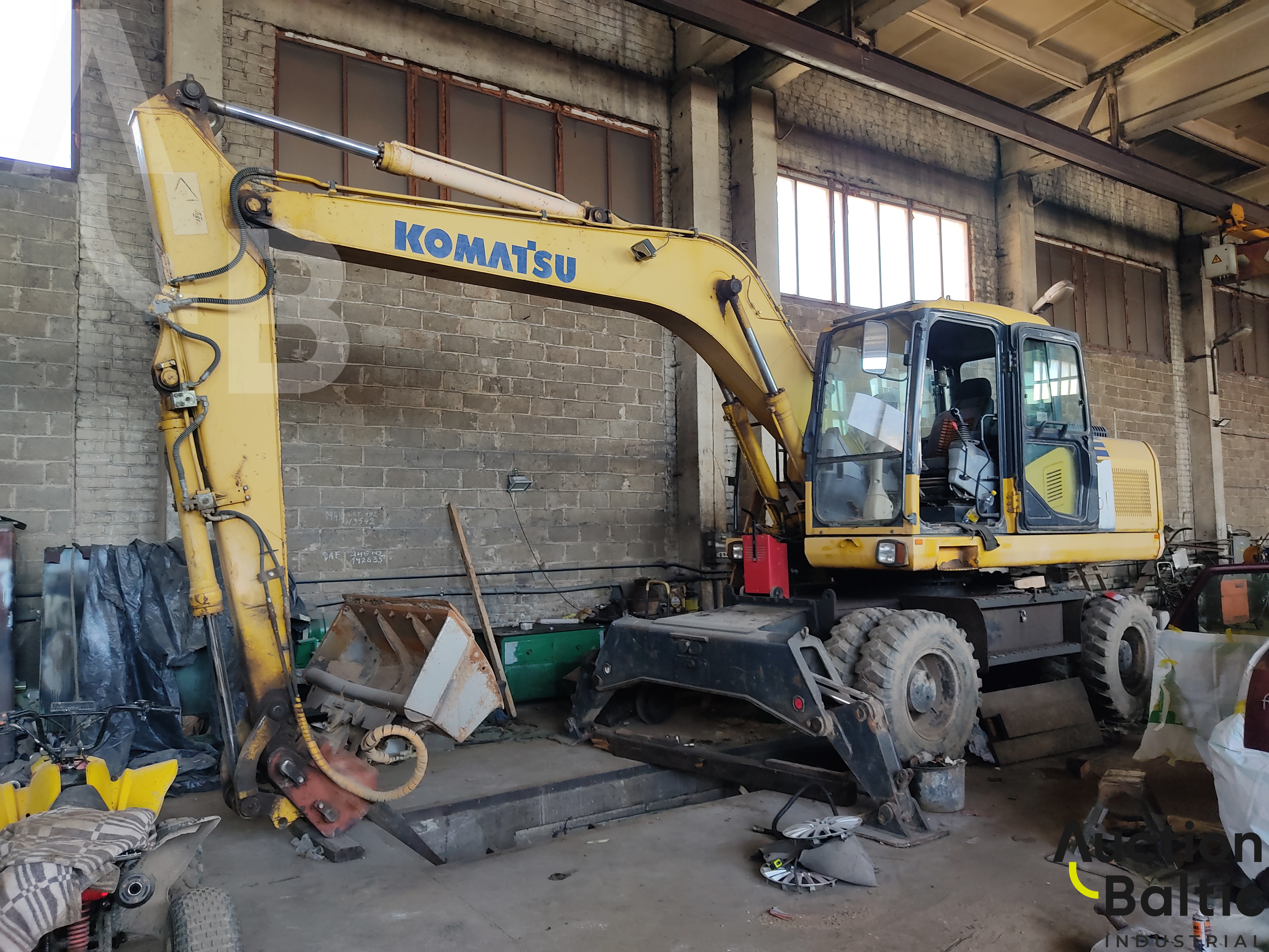 Komatsu PW160-7K » Auction Baltic