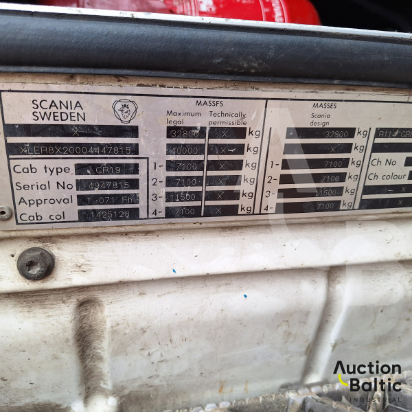 Scania R124 GB + FASSI F420 AXP.24