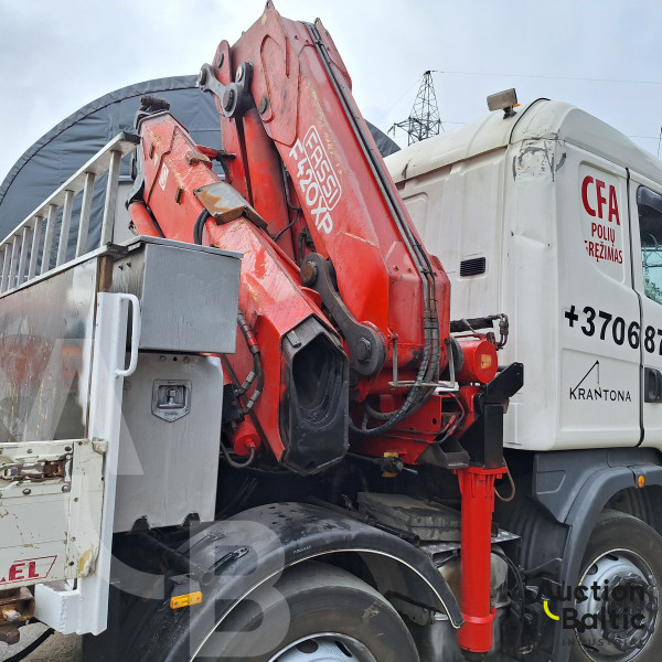 Scania R124 GB + FASSI F420 AXP.24