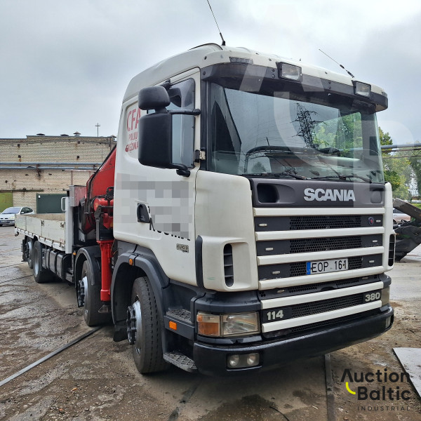 Scania R124 GB + FASSI F420 AXP.24
