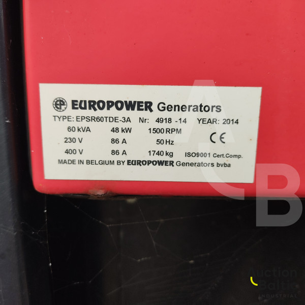 Europower EPSR60TDE-3A