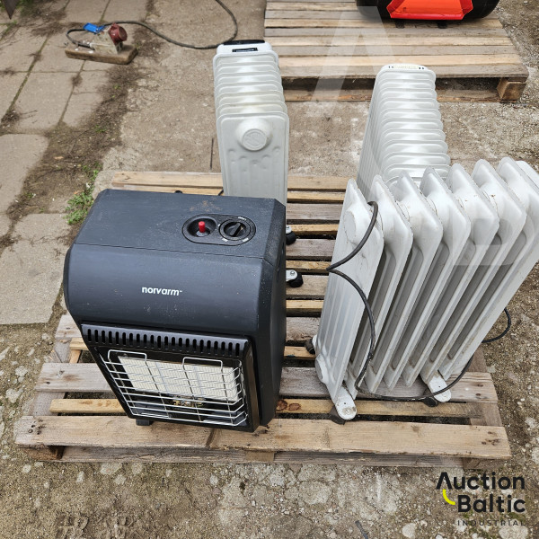 4 units of heaters (4 vienetai šildytuvų)