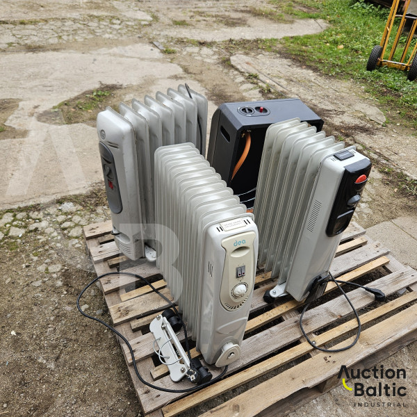 4 units of heaters (4 vienetai šildytuvų)