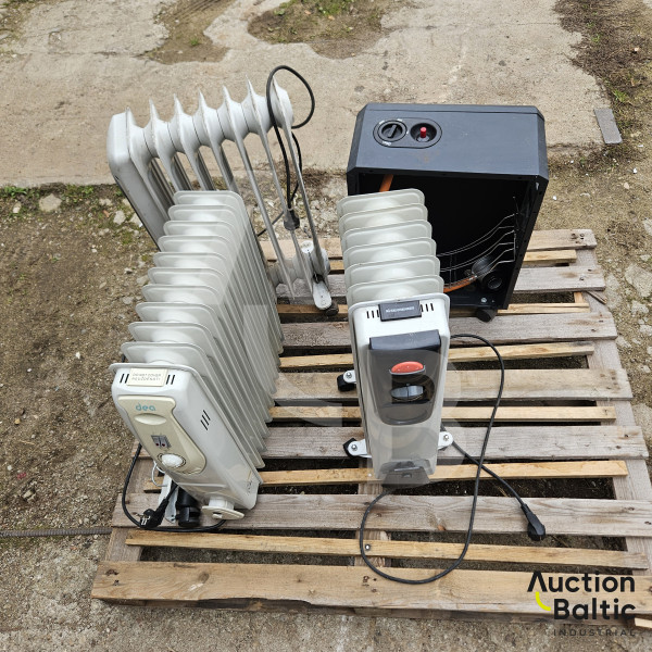 4 units of heaters (4 vienetai šildytuvų)