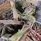 Forged metal pieces (Kaltinių metalo elementų likučiai)
