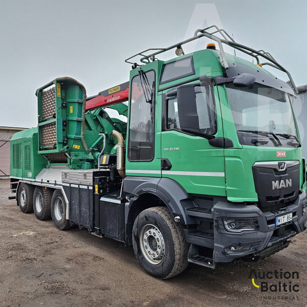JENZ Chippertruck hybrid + MAN TGS35.510