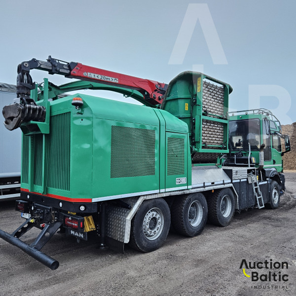 JENZ Chippertruck hybrid + MAN TGS35.510