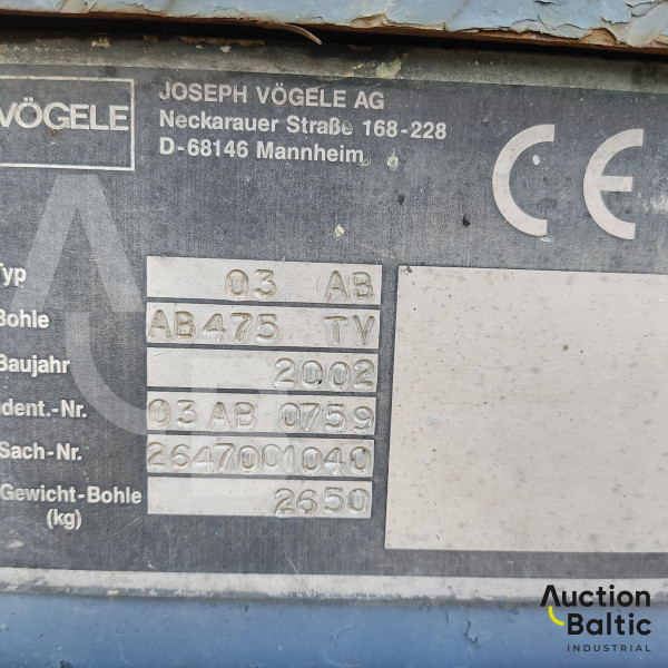 Vögele Super 1600
