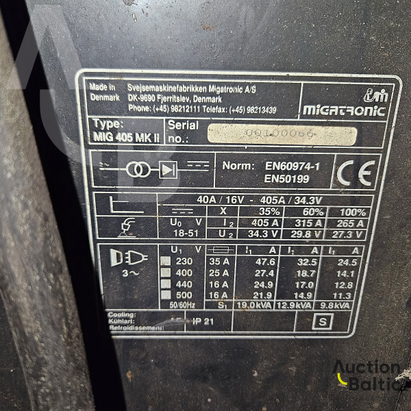 Migatronic MIG 405 MK II