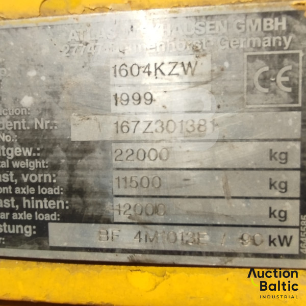 Atlas 1604 K ZW