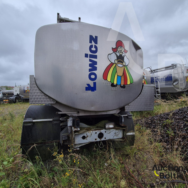 Volvo with milk tank