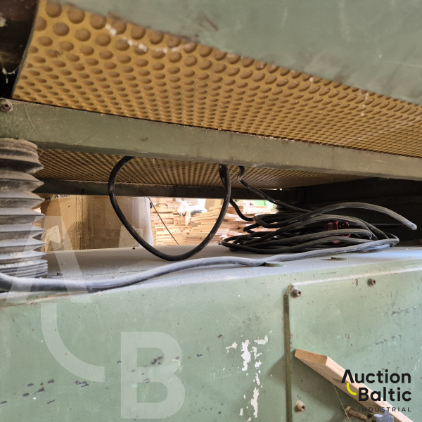 Wide wood polishing machine