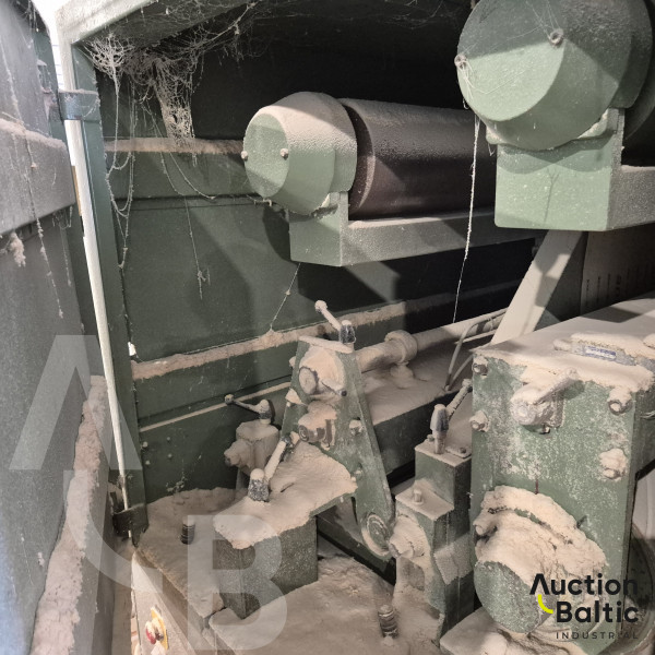 Wide wood polishing machine