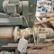 Wide wood polishing machine