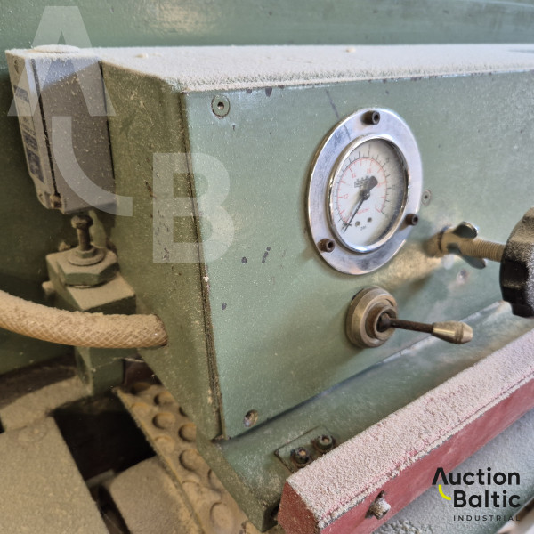 Wide wood polishing machine