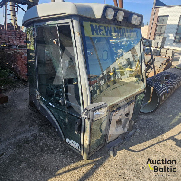 Backhoe loader cabin