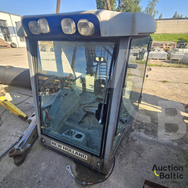Backhoe loader cabin
