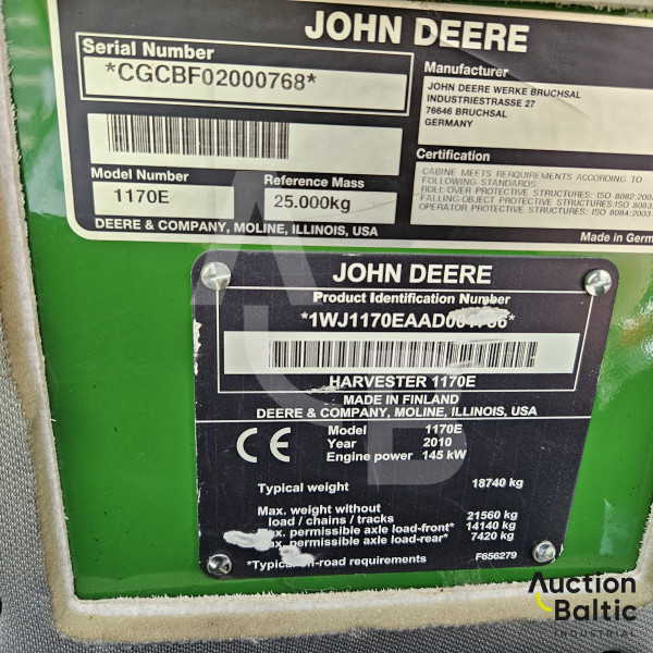 John Deere 1170 E
