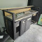 Mobile beer bar and display refrigerator