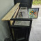 Mobile beer bar and display refrigerator