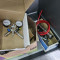 Mobile beer bar and display refrigerator