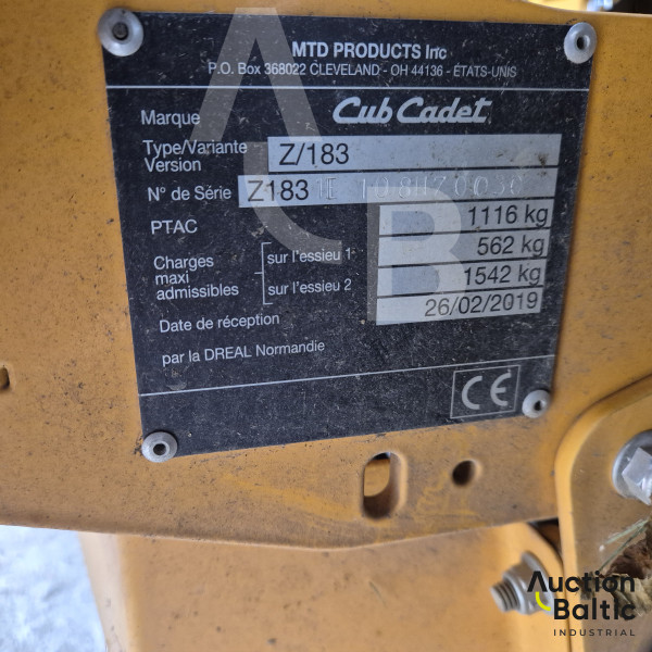 Cub Cadet Z/183