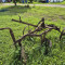 Horse-drawn plow