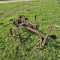 Horse-drawn plow