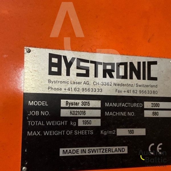 Buystronic Laser Bystar 3015