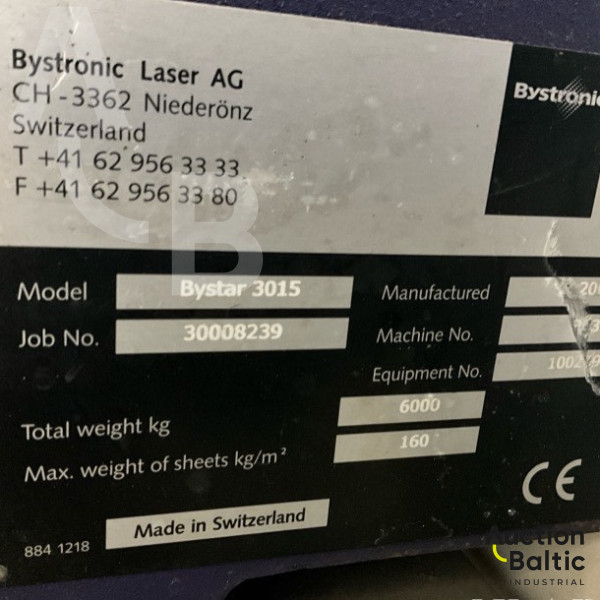 Buystronic Laser Bystar 3015