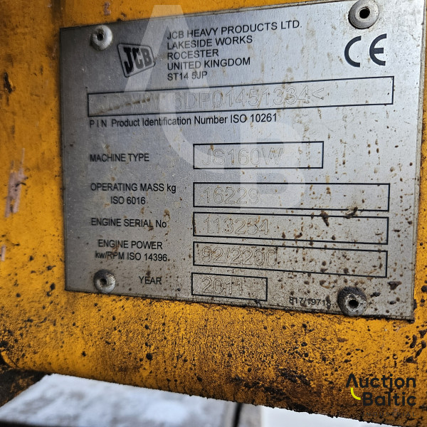 JCB JS 160 W