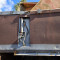 Tipper truck cargo part with frame and cylinder