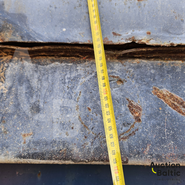 Tipper truck cargo part with frame and cylinder