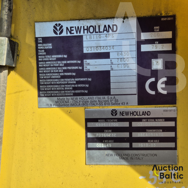 New Holland LB 110-4 PT