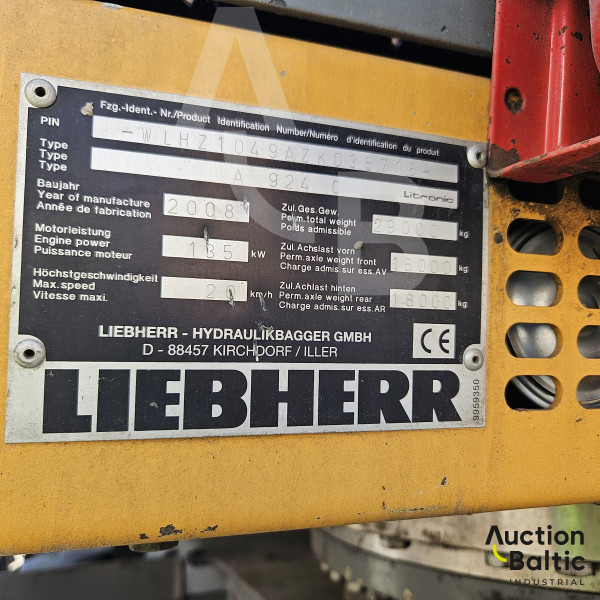 Liebherr A 924 C Litronic