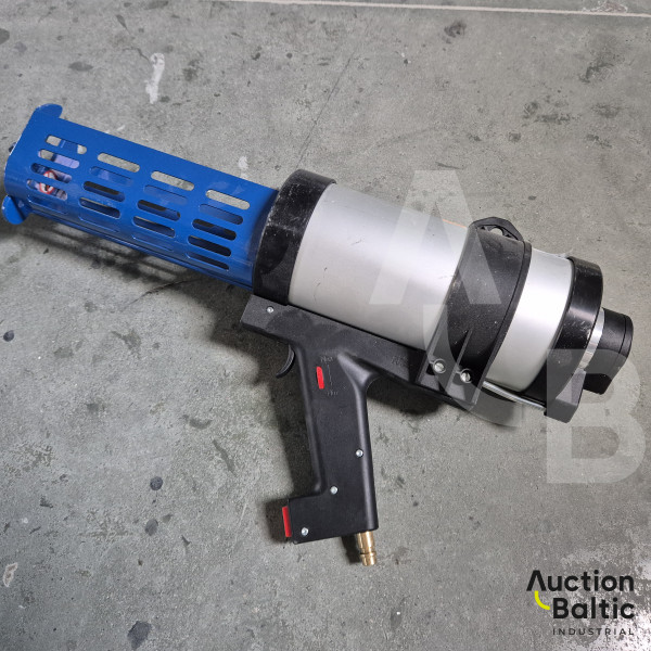 Dual pneumatic adhesive gun