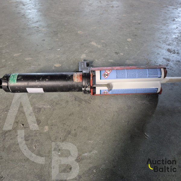 Dual pneumatic adhesive gun