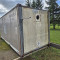 Sea container with tank inside
