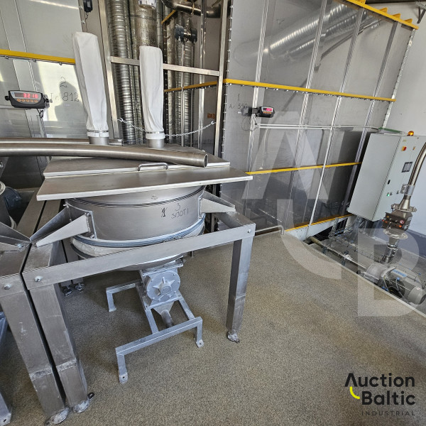 Dry powder screeners