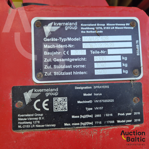 Kverneland Ikarus S28