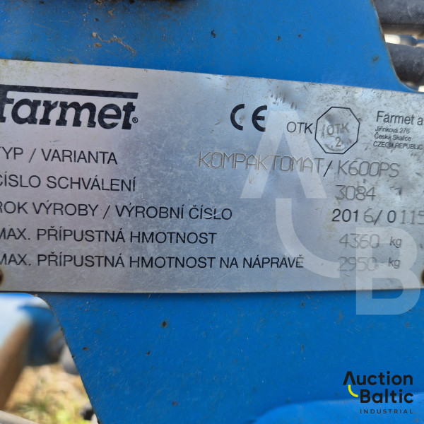 Farmet Kompaktomat K600PS