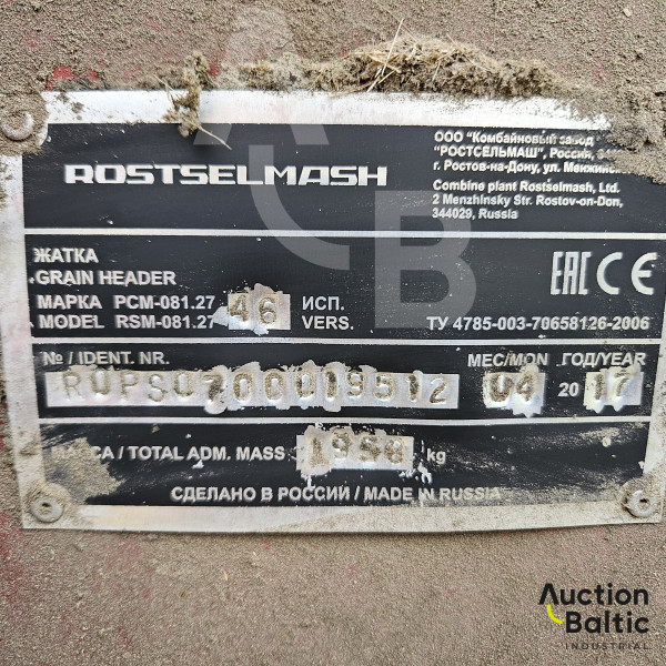 Rostselmash Acros 595 Plus